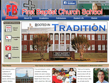 Tablet Screenshot of fbcschool.org